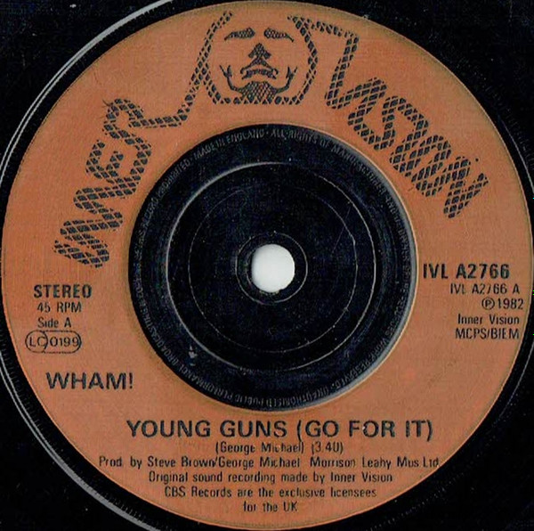 Wham! - Young Guns (Go For It) - Used Vinyl Record 7" image 3