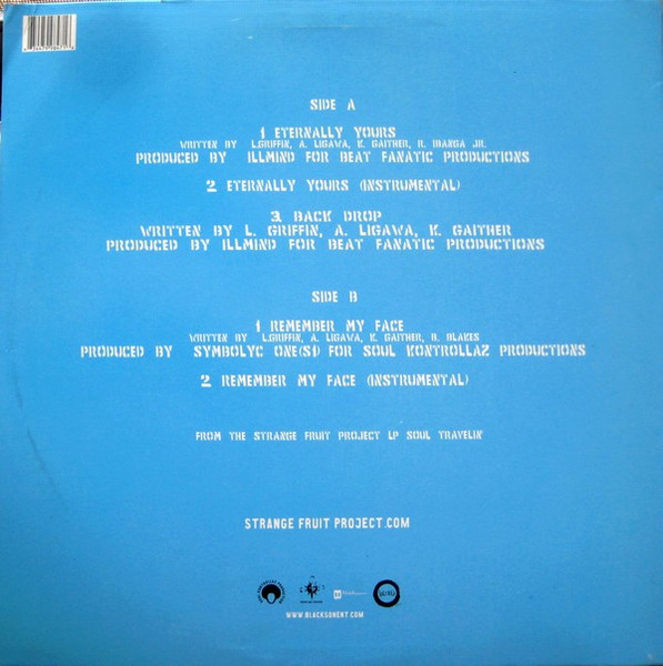 Strange Fruit Projec - Eternally Yours / Back Drop / Remember My Face image 2