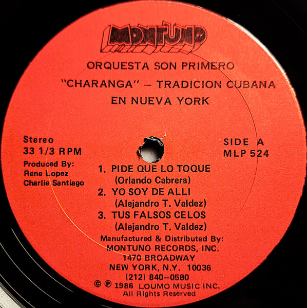 Son Primero - Tradicion Cubana En Nueva York: Charanga - Used Vinyl image 6