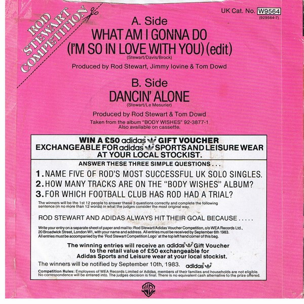 Rod Stewart - What Am I Gonna Do (I'm So In Love With You) - Used Vin image 2