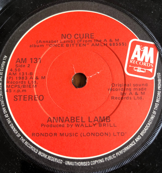 Annabel Lamb - Riders On The Storm - Used Vinyl Record 7" image 2