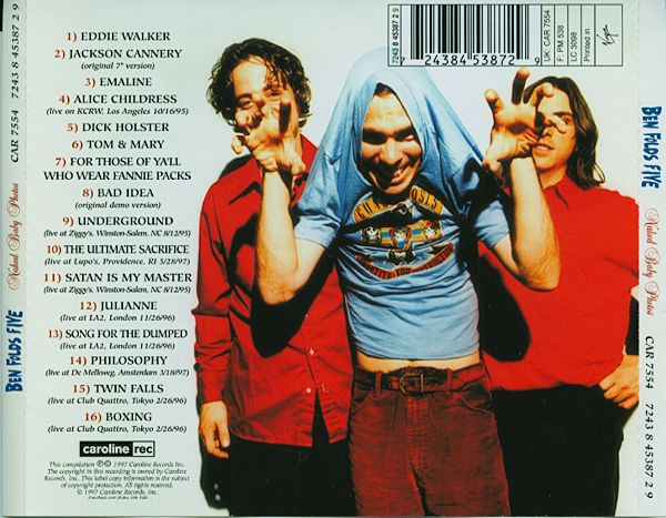 Ben Folds Five - Naked Baby Photos - Used CD image 2