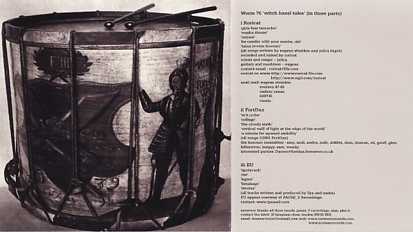 Roricat - Witch Hazel Tales - Used CD image 2