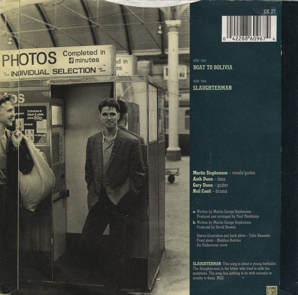 Martin Stephenson An - Boat To Bolivia/Crocodile Cryer - Used Vinyl R image 2