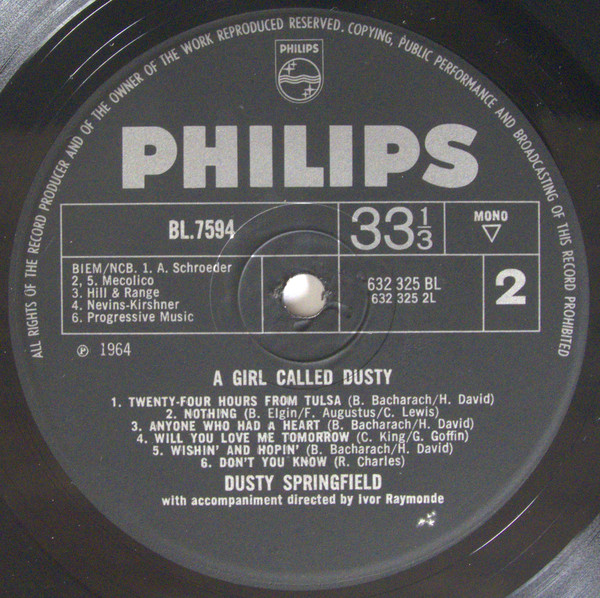 Dusty Springfield - A Girl Called Dusty - Used Vinyl Record image 4