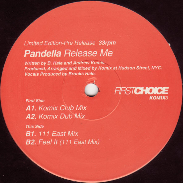 Pandella - Release Me - Used Vinyl Record 12" image 2