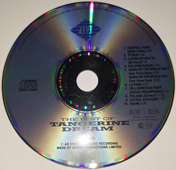 Tangerine Dream - Best Of - Used CD image 3