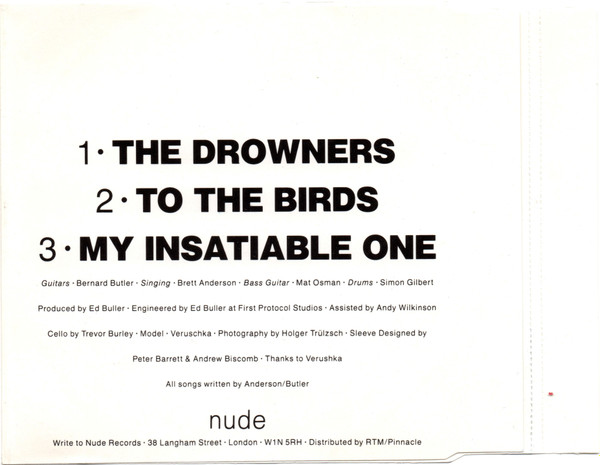 Suede - Drowners - Used CD image 2