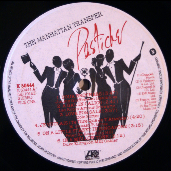 Manhattan Transfer - Pastiche - Used Vinyl Record image 6