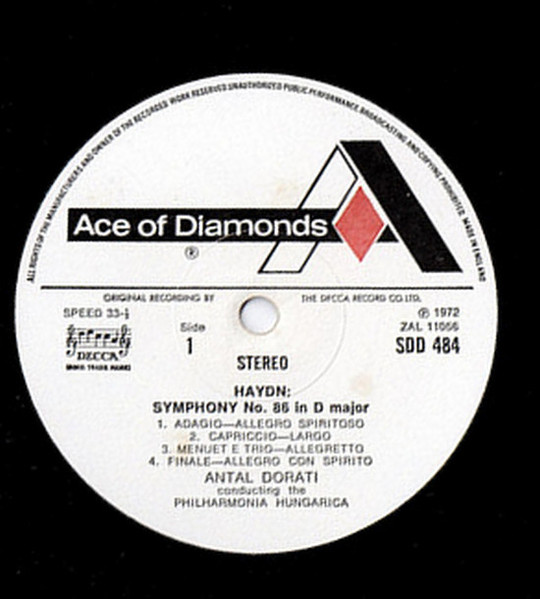 Joseph Haydn - Paris Symphonies 3 - Used Vinyl Record image 3