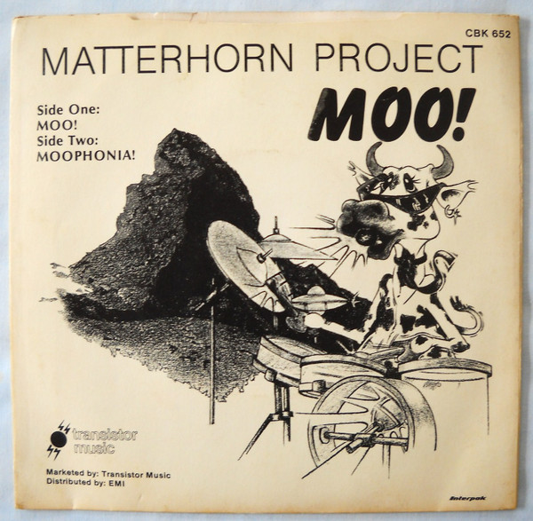 Matterhorn Project - Moo! - Used Vinyl Record 7" image 2