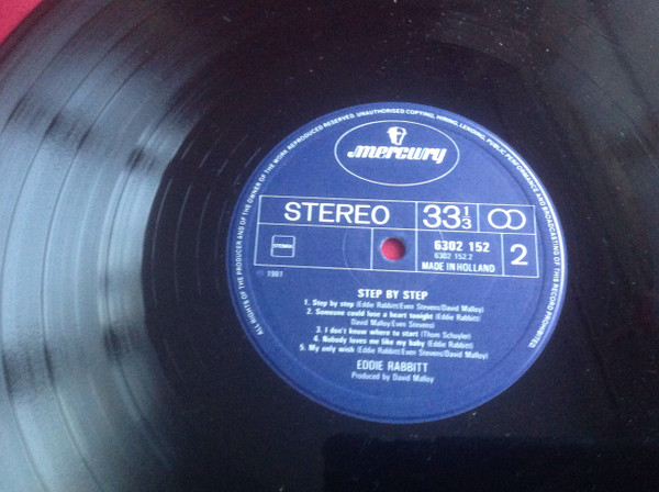 Eddie Rabbitt - Step By Step - Used Vinyl Record image 4