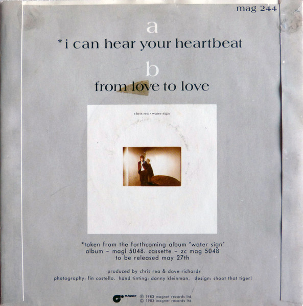 Chris Rea - I Can Hear Your Heart Beat - Used Vinyl Record 7" image 2