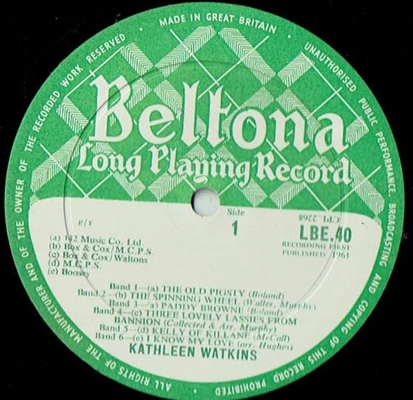 Kathleen Watkins - Presenting - Used Vinyl Record image 3