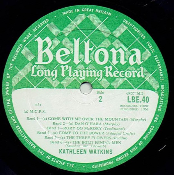 Kathleen Watkins - Presenting - Used Vinyl Record image 4