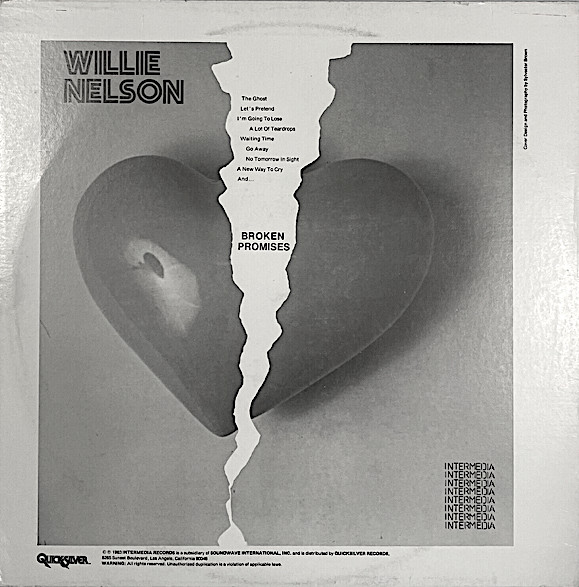 Willie Nelson - Broken Promises - Used Vinyl Record image 2