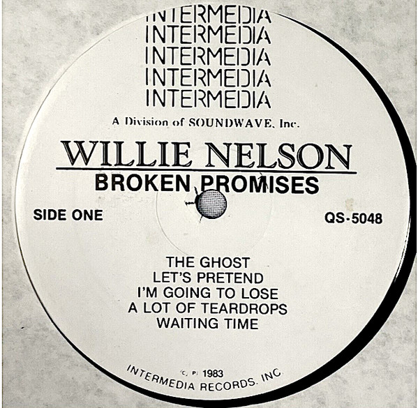 Willie Nelson - Broken Promises - Used Vinyl Record image 3