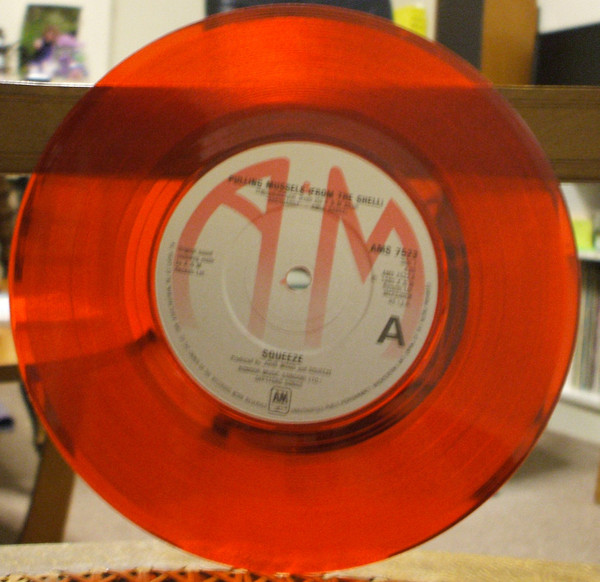 Squeeze - Pulling Mussels (From The Shell) - Used Vinyl Record 7" image 3