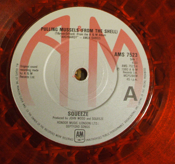 Squeeze - Pulling Mussels (From The Shell) - Used Vinyl Record 7" image 4