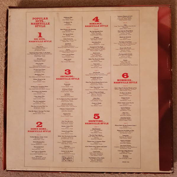 Various - Popular Hits Nashville Style - Used Vinyl Record image 2