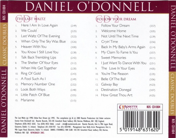 Daniel O'Donnell - Classic Doubles (Last Waltz/Follow Your Dream) - image 2