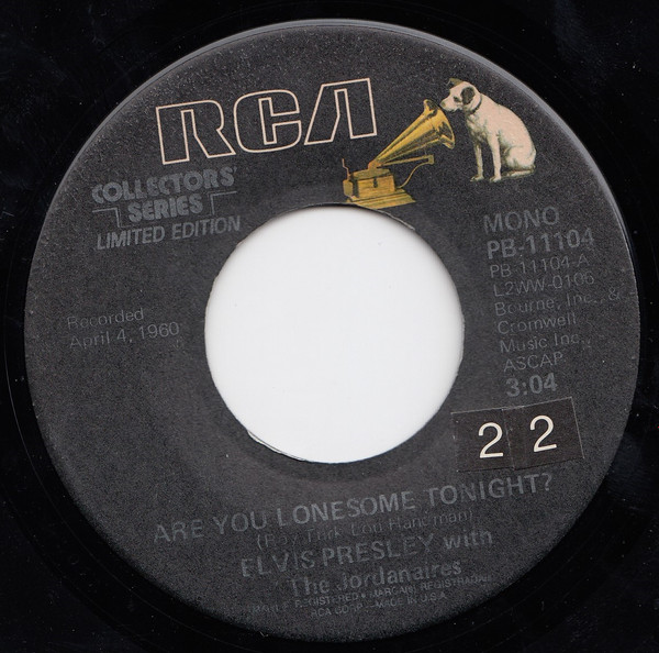 Elvis Presley - Are You Lonesome Tonight? / I Gotta Know - Used Vinyl image 2