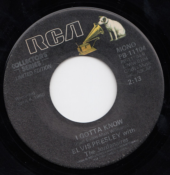 Elvis Presley - Are You Lonesome Tonight? / I Gotta Know - Used Vinyl image 3