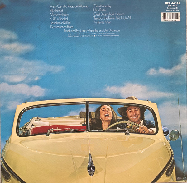 Ry Cooder - Into The Purple Valley - Used Vinyl Record image 2
