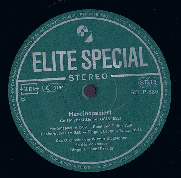 Josef Lanner - Hereinspaziert / Walzer Von J. Lanner Und C. M. Ziehre image 4