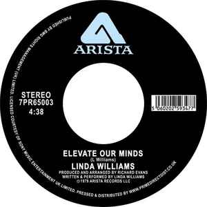 Linda Williams - Elevate Our Minds - Vinyl Record 7" image 1