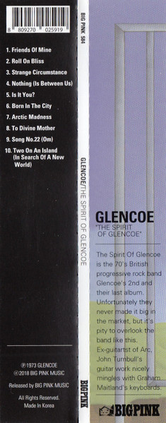 Glencoe - Spirit Of - CD image 4