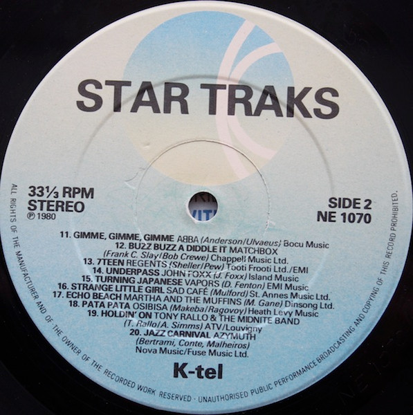 Various - Star Traks - Used Vinyl Record image 4