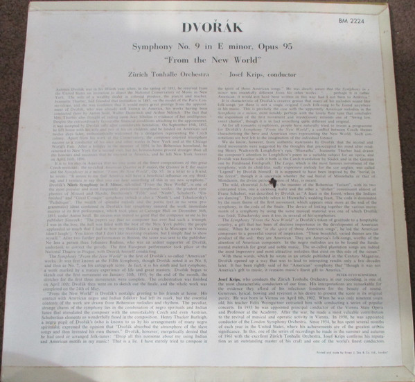 Antonin Dvorak - Symphony No. 9 In E Minor, Op. 95 "From the New Wor image 2
