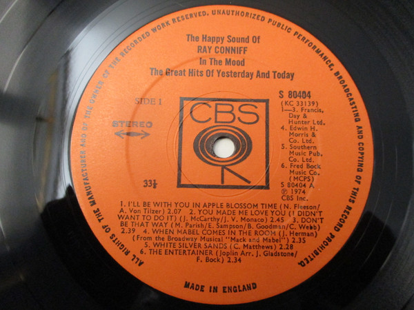 Ray Conniff - Happy Sound Of - Used Vinyl Record image 3