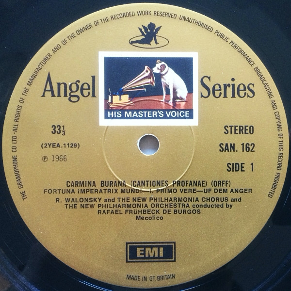 Carl Orff - Carmina Burana, Cantiones Profanae - Used Vinyl Record image 3