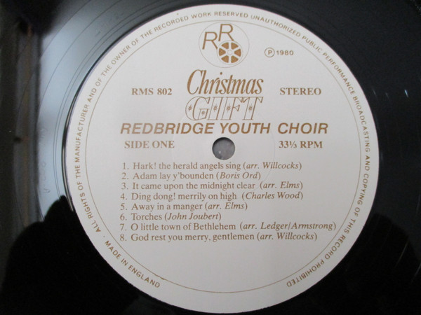 Redbridge Youth Choi - Christmas Gift - Used Vinyl Record image 3
