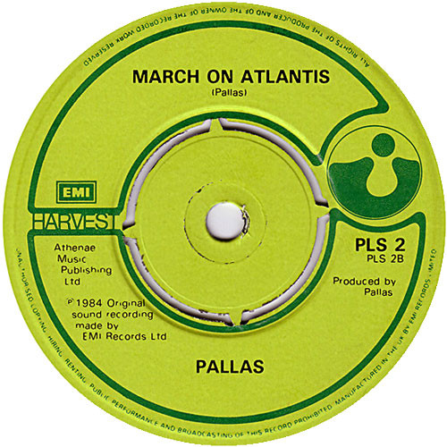 Pallas - Shock Treatment - Used Vinyl Record 7" image 2