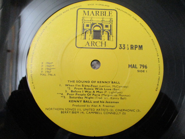 Kenny Ball And His J - Sound Of Kenny Ball - Used Vinyl Record image 3