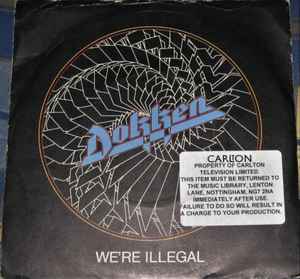 Dokken - We're Illegal - Used Vinyl Record 7" image 1
