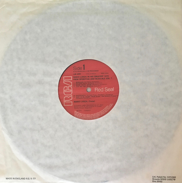 Mario Lanza - In His Greatest Hits From Operettas And Musicals Volum image 5