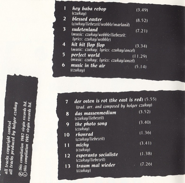 Holger Czukay - Rome Remains Rome And Excerpts From Der Osten Ist Rot - image 5
