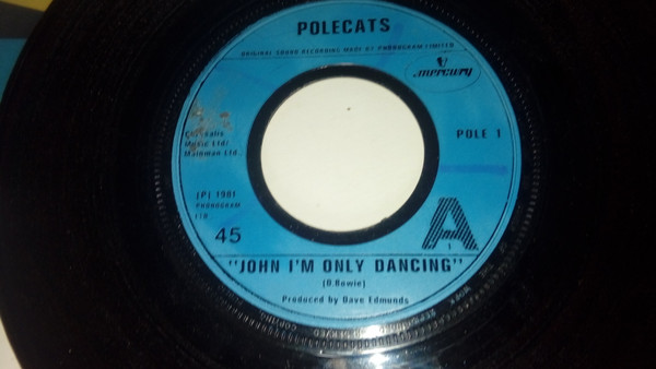 Polecats - John I'm Only Dancing / Big Green Car - Used Vinyl Record image 2