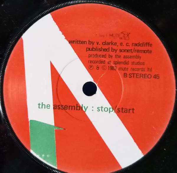 Assembly - Never Never - Used Vinyl Record 7" image 2