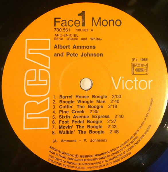 Albert Ammons - Boogie Woogie Man - Used Vinyl Record image 3