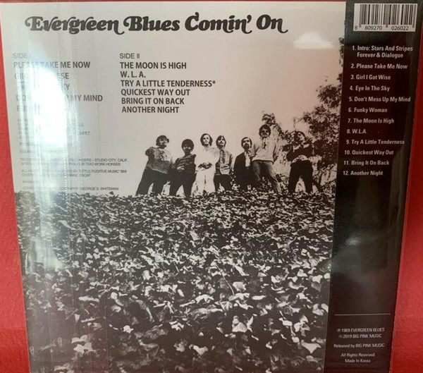 Ever-Green Blues - Comin' On - CD image 2