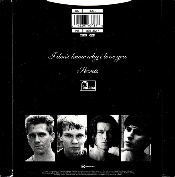 House Of Love - I Don't Know Why I Love You - Used Vinyl Record 7" image 2