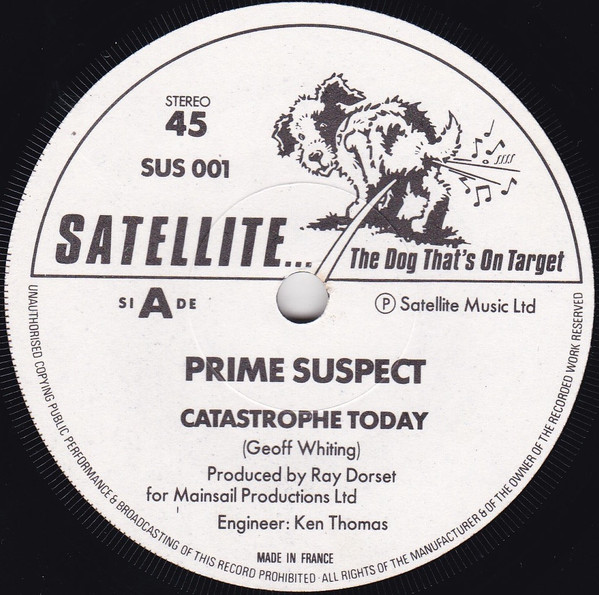 Prime Suspect - Catastrophe Today - Used Vinyl Record 7" image 3