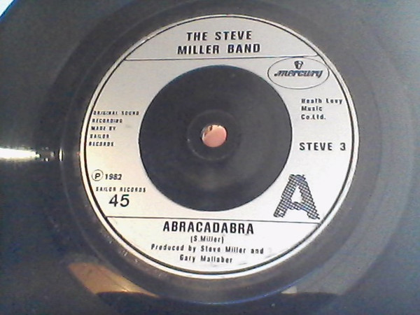 Steve Miller Band - Abracadabra - Used Vinyl Record 7" image 2