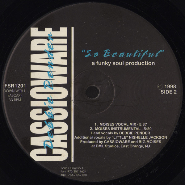 Cassio Ware - So Beautiful - Vinyl Record 12" image 2