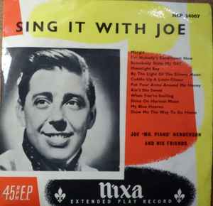 Joe 'Mr Piano' Hende - Sing It With Joe - Used Vinyl Record 7" image 1